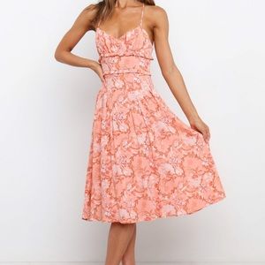 Petal & Pup Frysil Dress Midi Pink